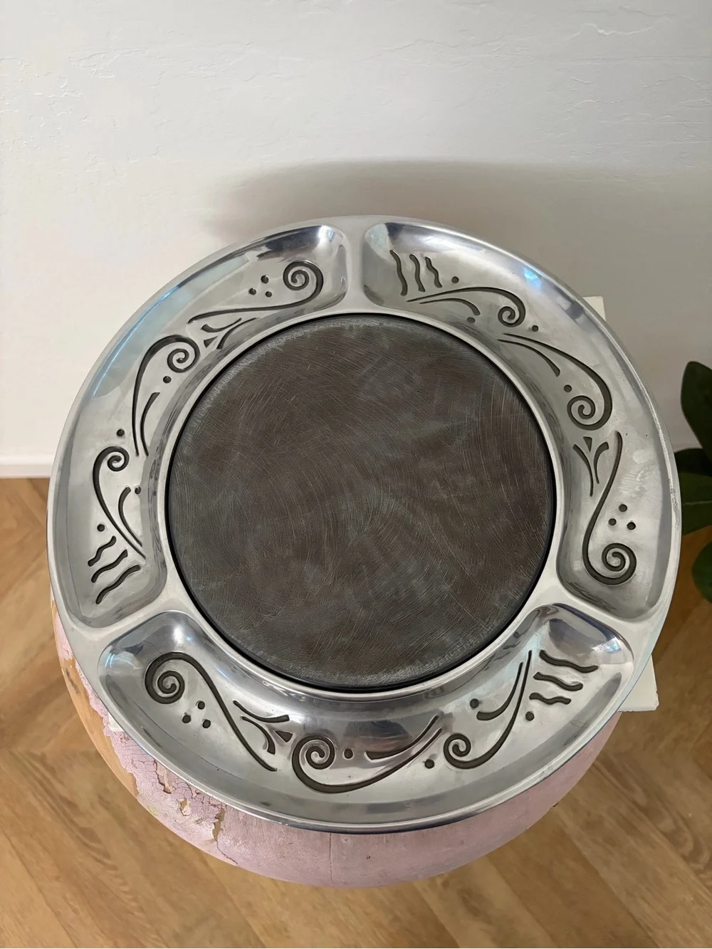 Lenox Metal Spyro Cheese Board Serving Tray